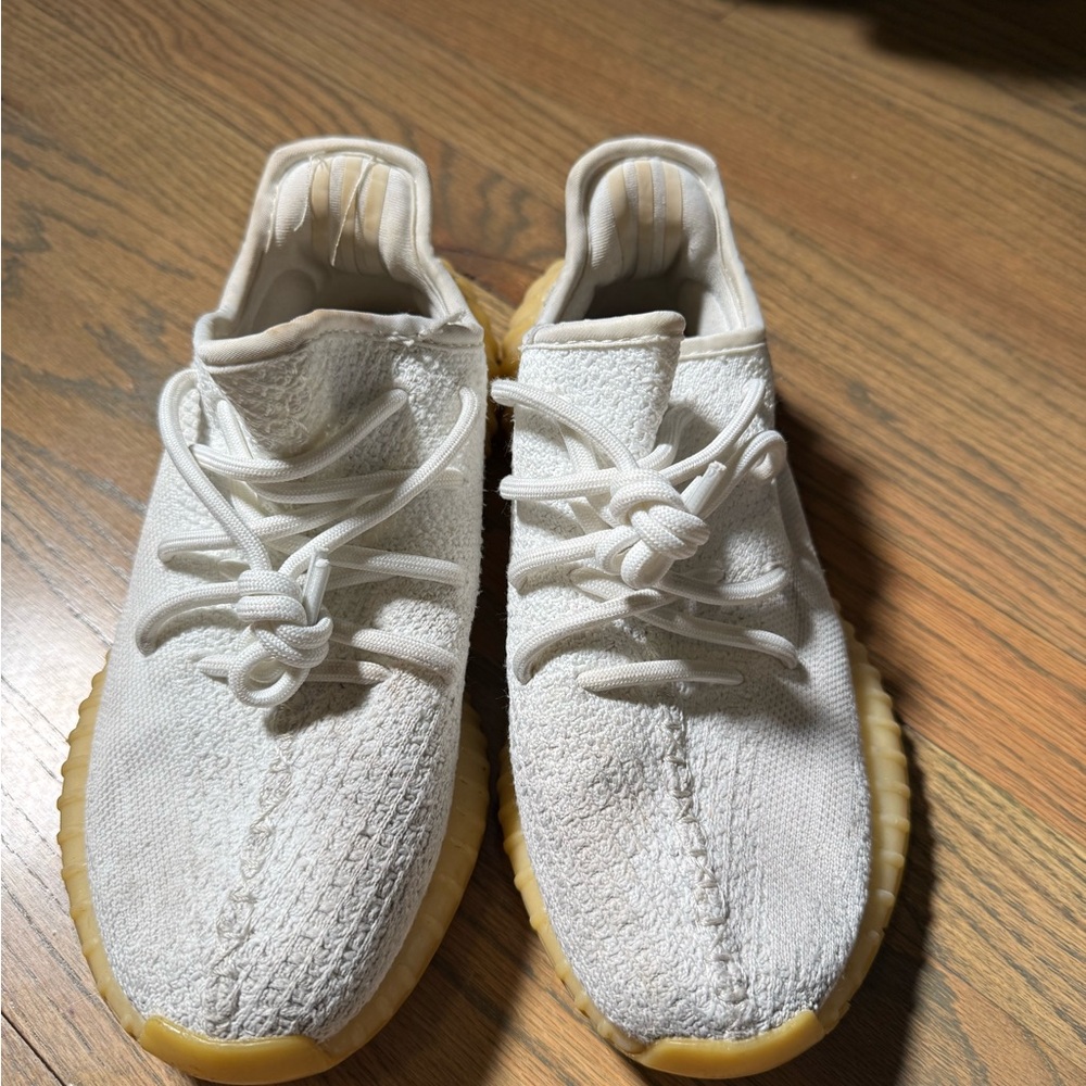 Yeezy Cream Sneakers with Tan Sole